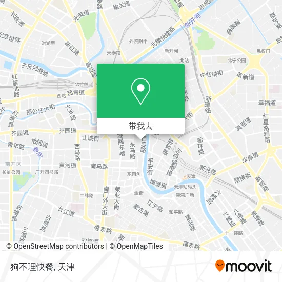 狗不理快餐地图