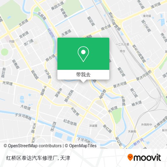 红桥区泰达汽车修理厂地图