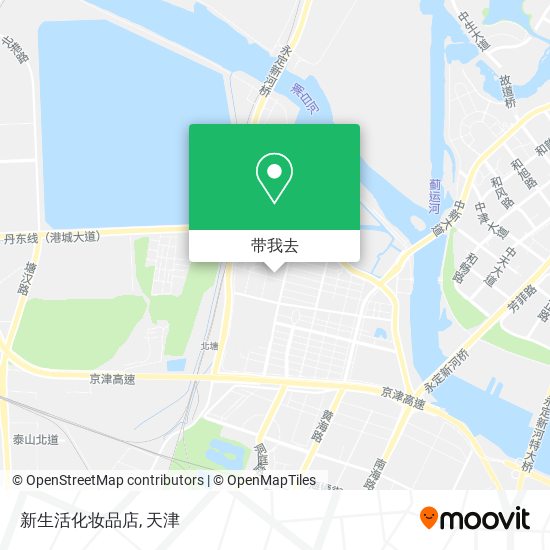 新生活化妆品店地图