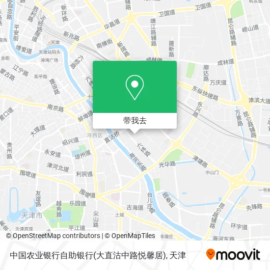 中国农业银行自助银行(大直沽中路悦馨居)地图