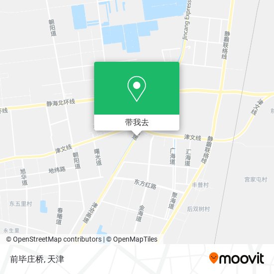 前毕庄桥地图