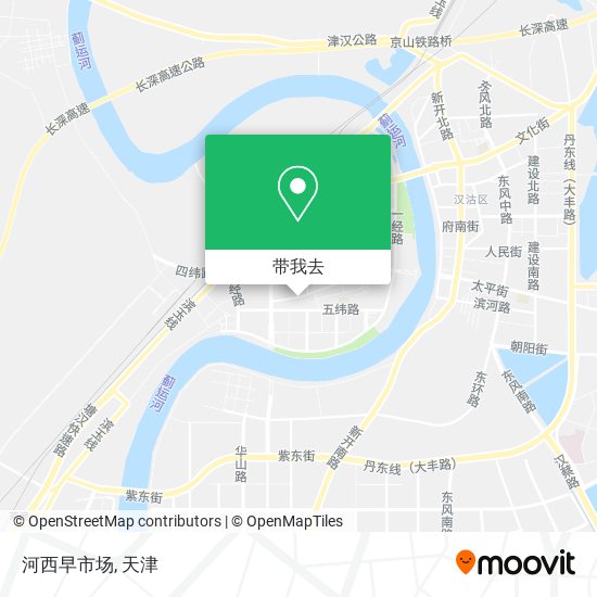 河西早市场地图