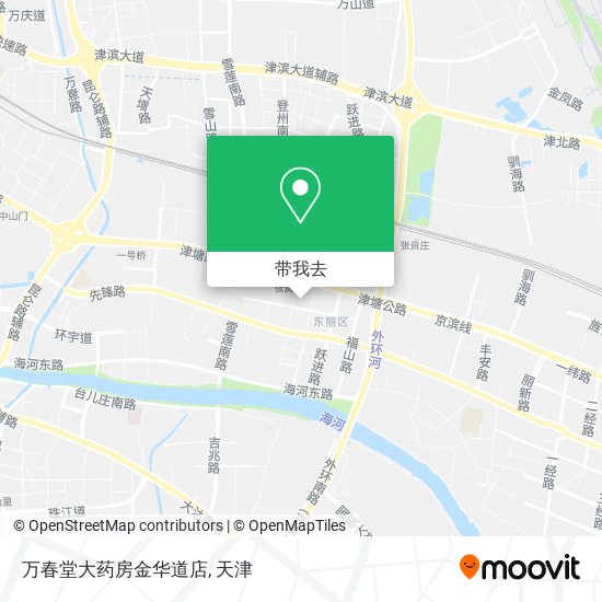 万春堂大药房金华道店地图