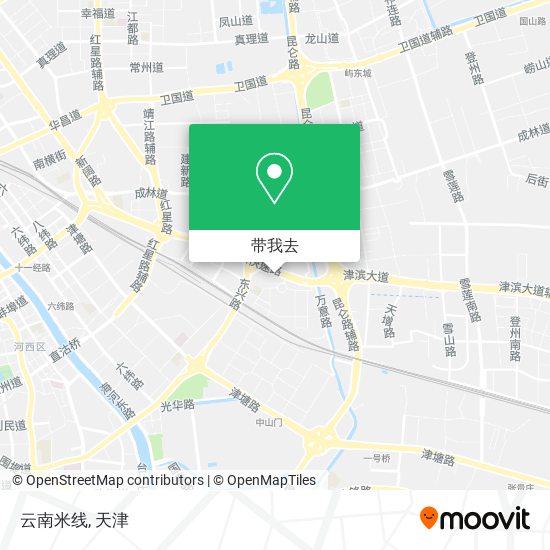 云南米线地图