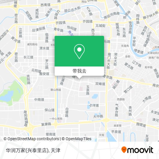 华润万家(兴泰里店)地图
