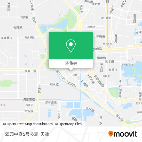 翠园中庭5号公寓地图