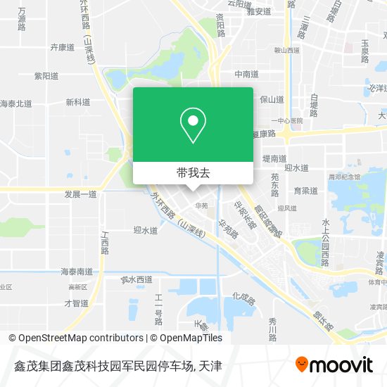 鑫茂集团鑫茂科技园军民园停车场地图