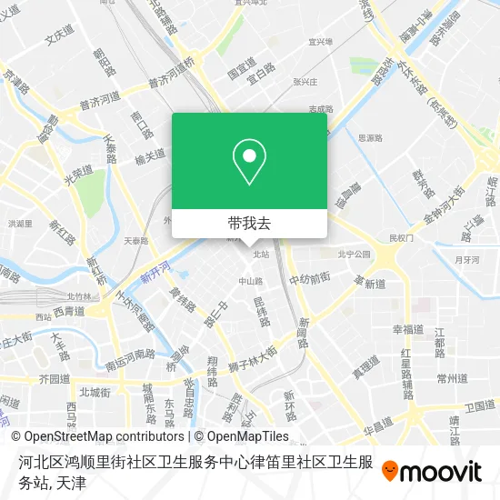 河北区鸿顺里街社区卫生服务中心律笛里社区卫生服务站地图