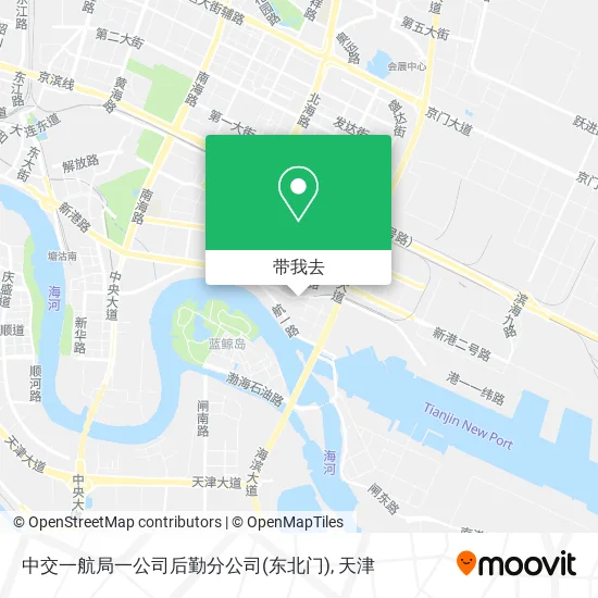 中交一航局一公司后勤分公司(东北门)地图