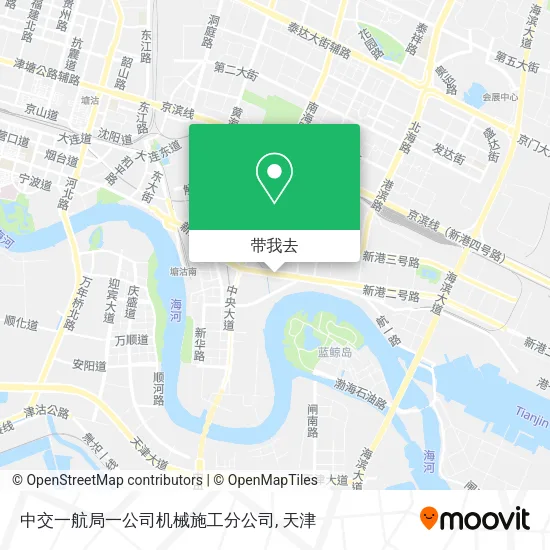 中交一航局一公司机械施工分公司地图