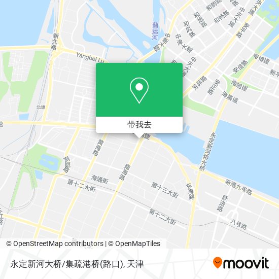 永定新河大桥/集疏港桥(路口)地图