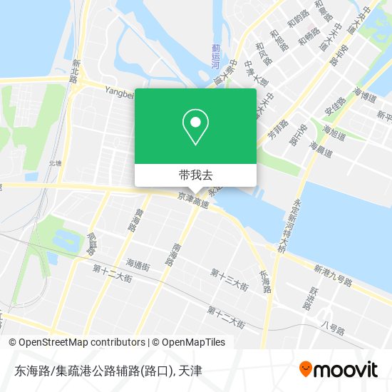 东海路/集疏港公路辅路(路口)地图