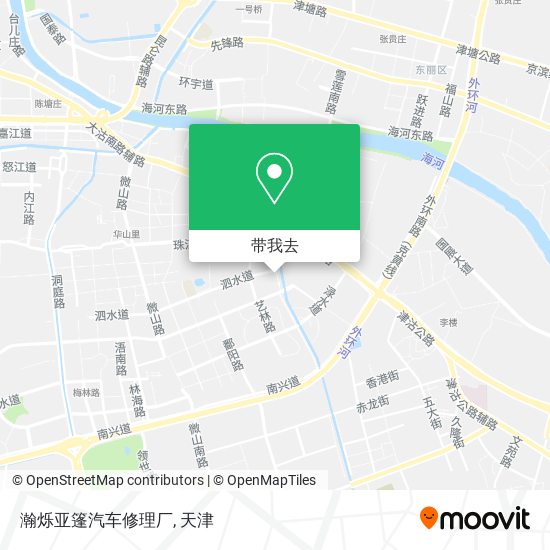 瀚烁亚篷汽车修理厂地图