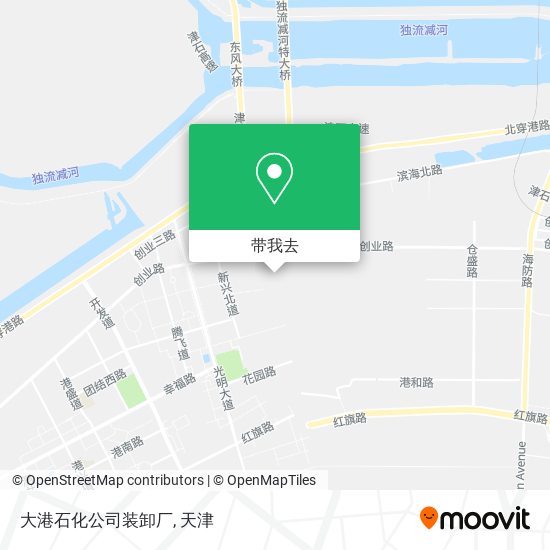 大港石化公司装卸厂地图