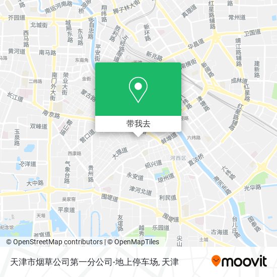 天津市烟草公司第一分公司-地上停车场地图