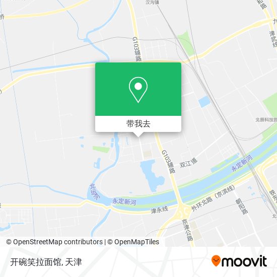 开碗笑拉面馆地图