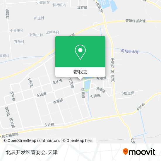 北辰开发区管委会地图