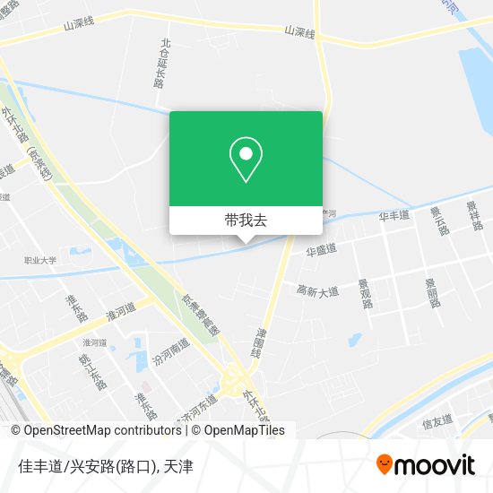 佳丰道/兴安路(路口)地图