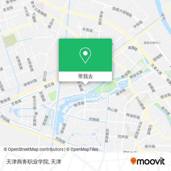 天津商务职业学院地图