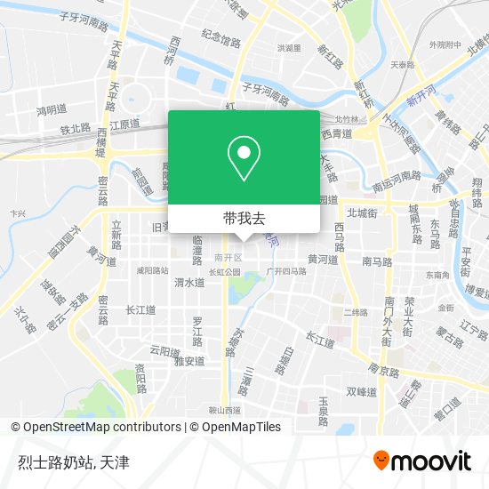 烈士路奶站地图