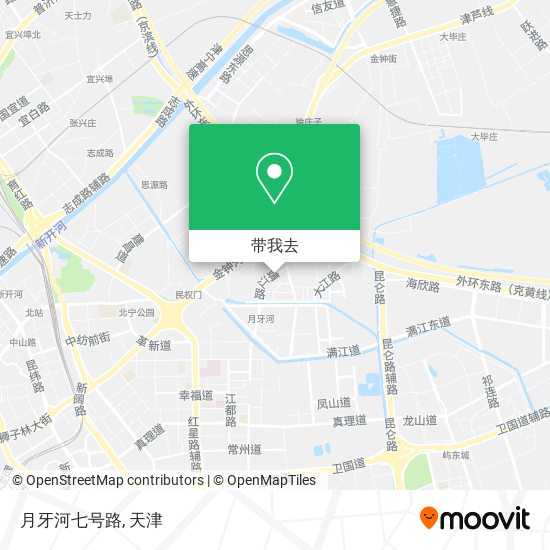 月牙河七号路地图