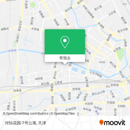 河怡花园-7号公寓地图