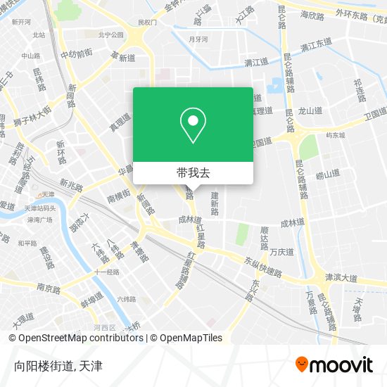 向阳楼街道地图
