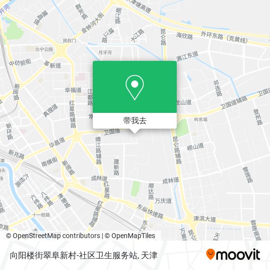 向阳楼街翠阜新村-社区卫生服务站地图