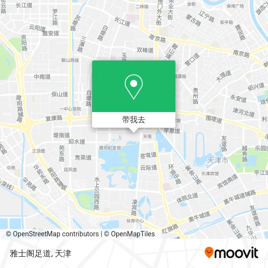 雅士阁足道地图