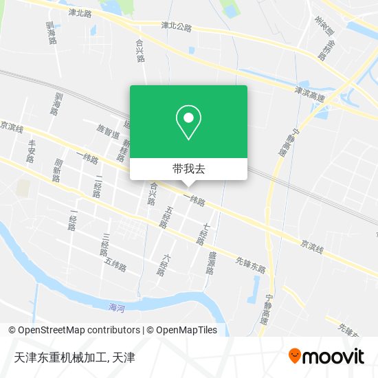 天津东重机械加工地图