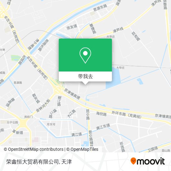 荣鑫恒大贸易有限公司地图