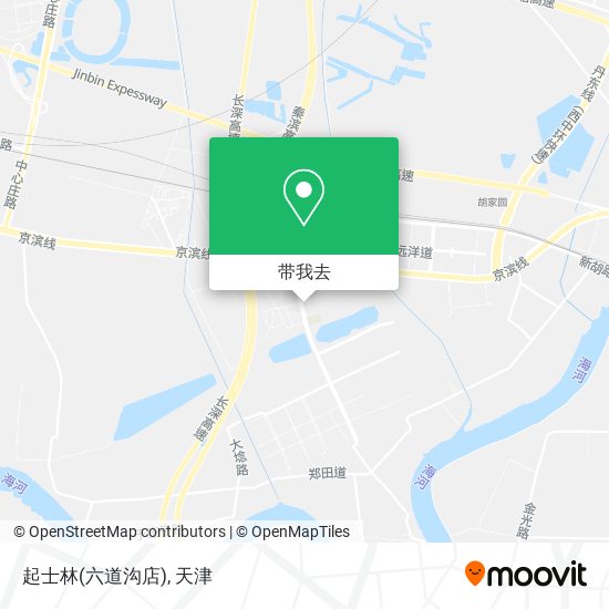 起士林(六道沟店)地图