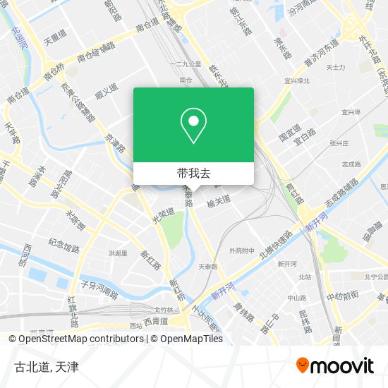 古北道地图