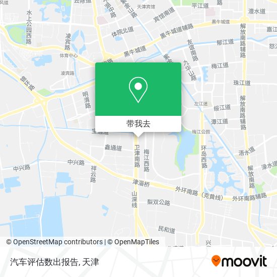 汽车评估数出报告地图