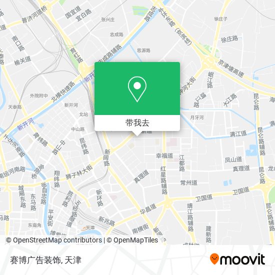 赛博广告装饰地图