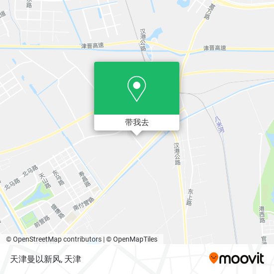 天津曼以新风地图