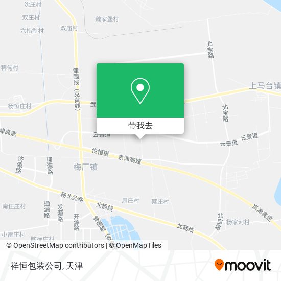 祥恒包装公司地图