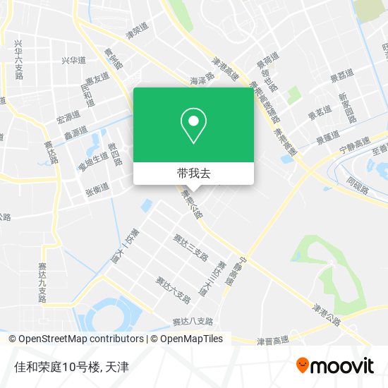 佳和荣庭10号楼地图
