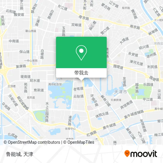 鲁能城地图