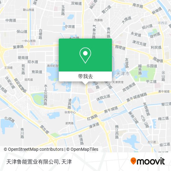 天津鲁能置业有限公司地图