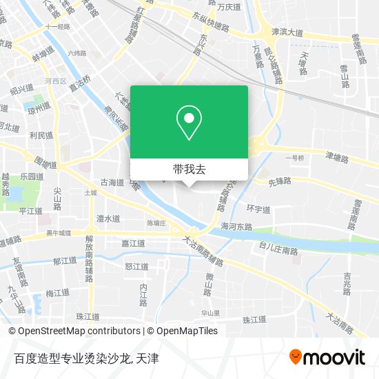 百度造型专业烫染沙龙地图