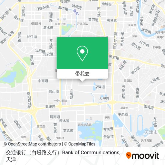 交通银行（白堤路支行）Bank of Communications地图