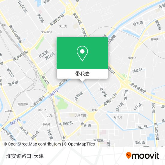 淮安道路口地图