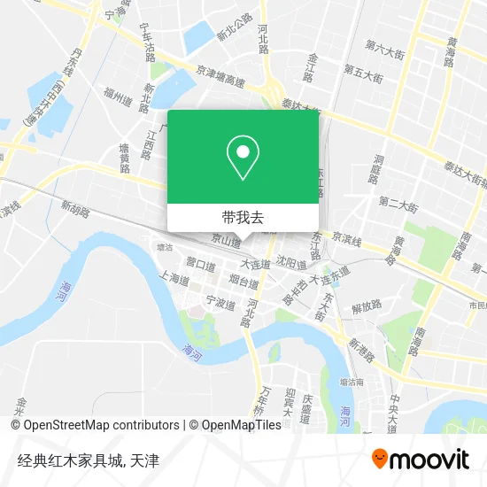 经典红木家具城地图