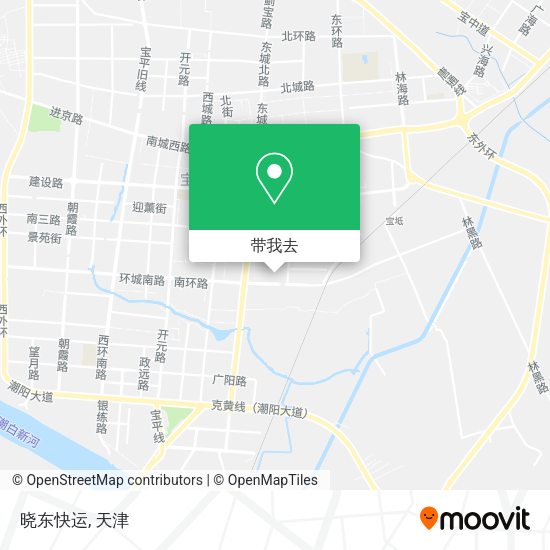 晓东快运地图