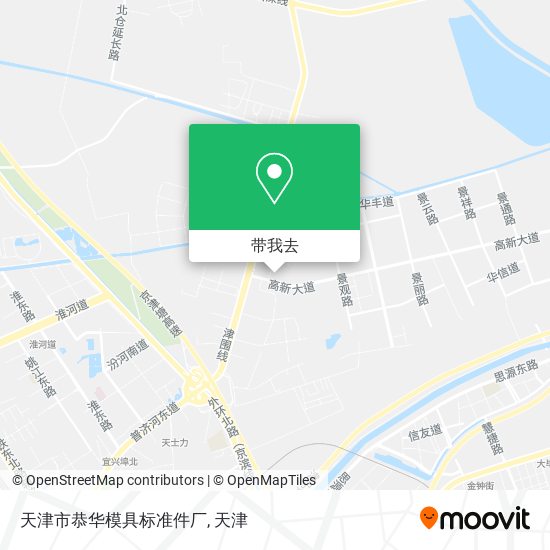 天津市恭华模具标准件厂地图