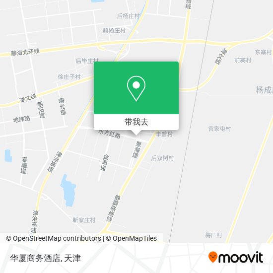 华厦商务酒店地图
