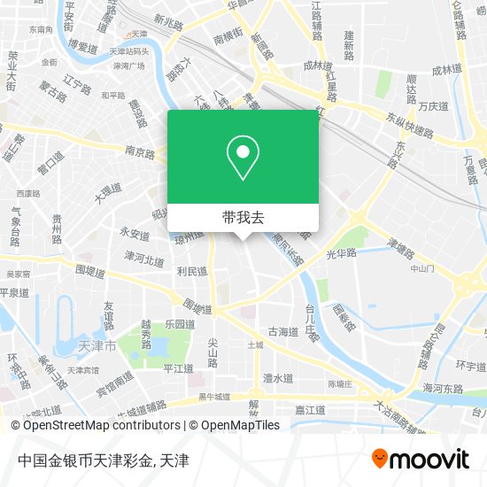 中国金银币天津彩金地图