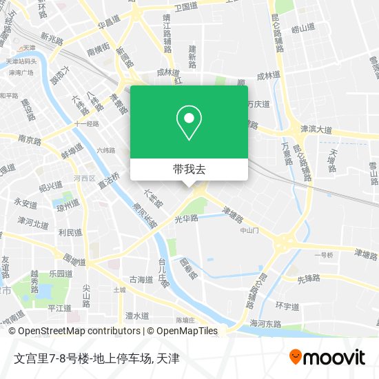 文宫里7-8号楼-地上停车场地图