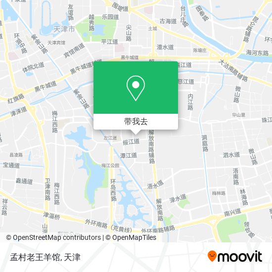 孟村老王羊馆地图